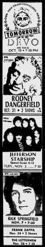 24/11/1981Stanley theater, Pittsburgh, PA